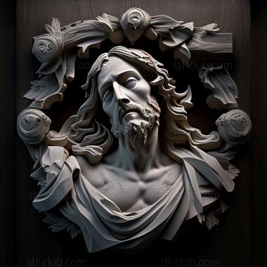 3D model st jesus (STL)